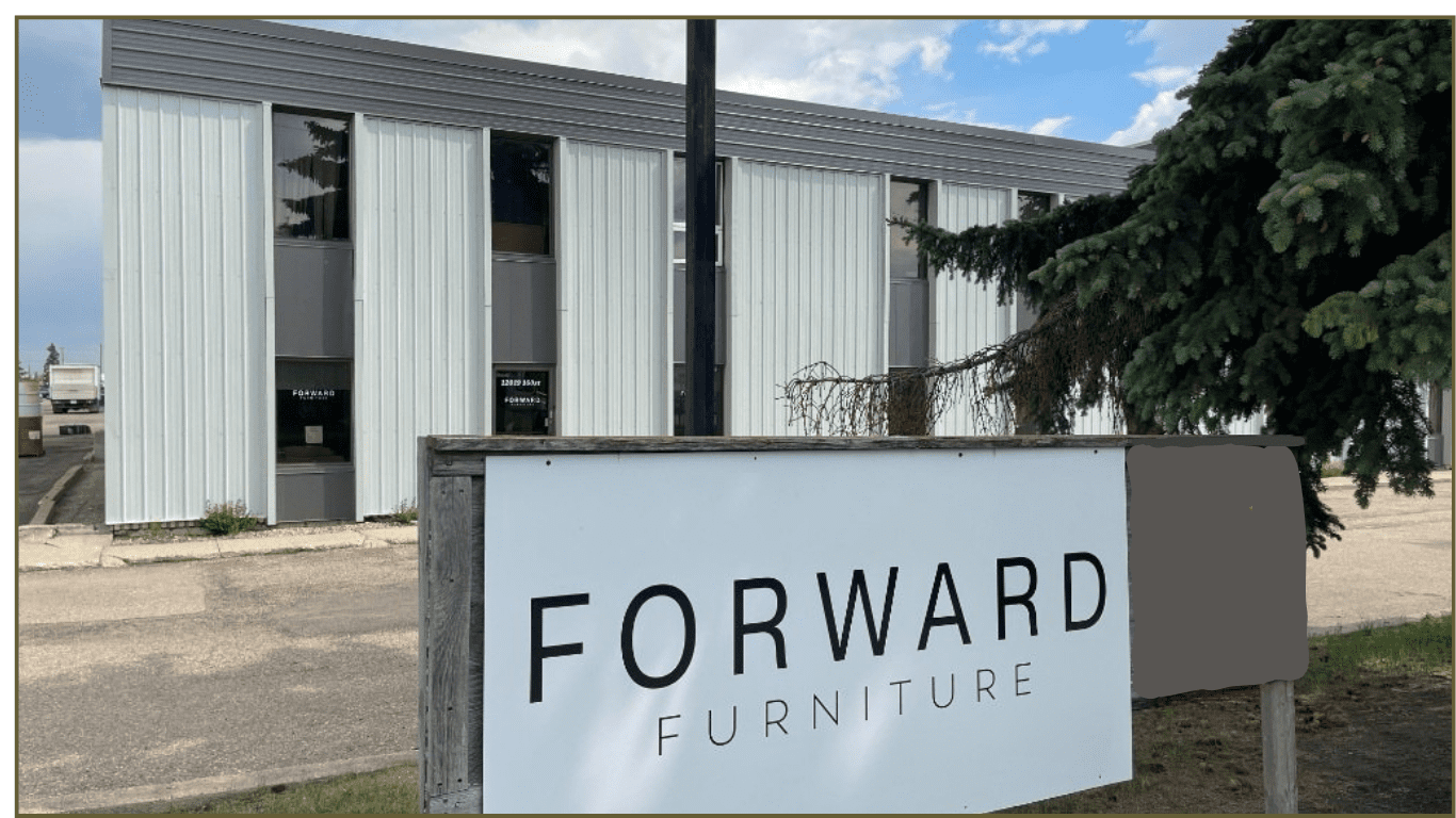 Forward Furniture Edmonton Store Front - 12019 160 Street NW