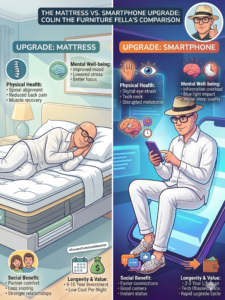 cell phone vs mattress upgrade benefits and cons. Edmonton mattresses