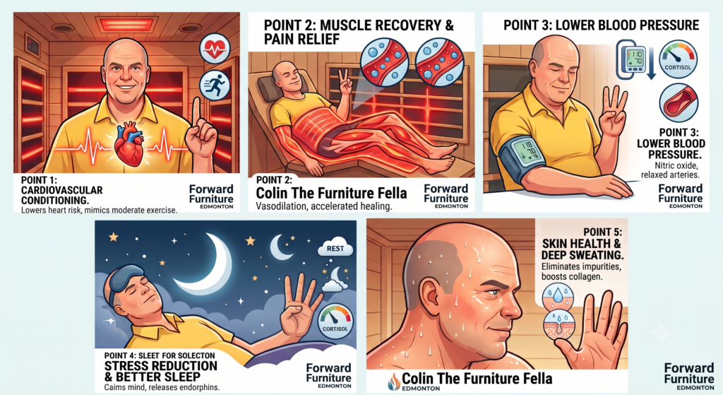 5 benefits of infrared saunas Edmonton west Forward furniture